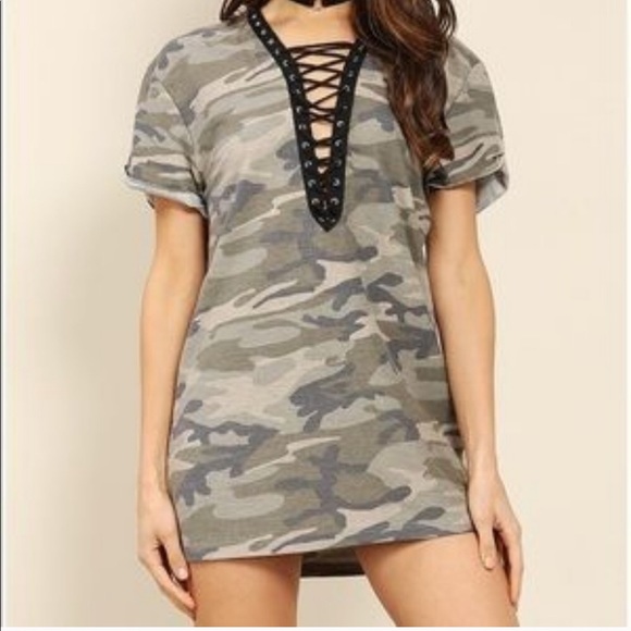 camouflage dress forever 21